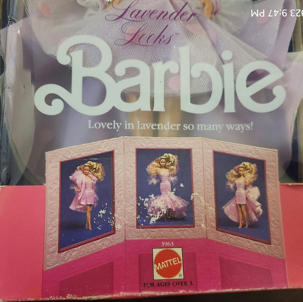 1989 Vintage Barbie Lavender Locks View 4